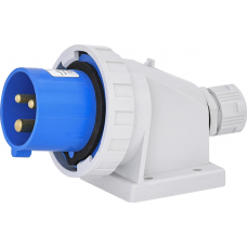 Вилка настінна (силовий роз'єм) EPH-3232  IP67 (32A, 400V, 2P+PE)